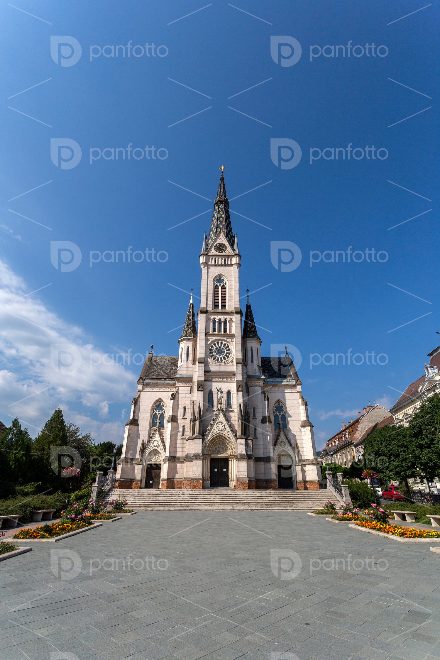 Sacred Heart Church in Koszeg, Hungary