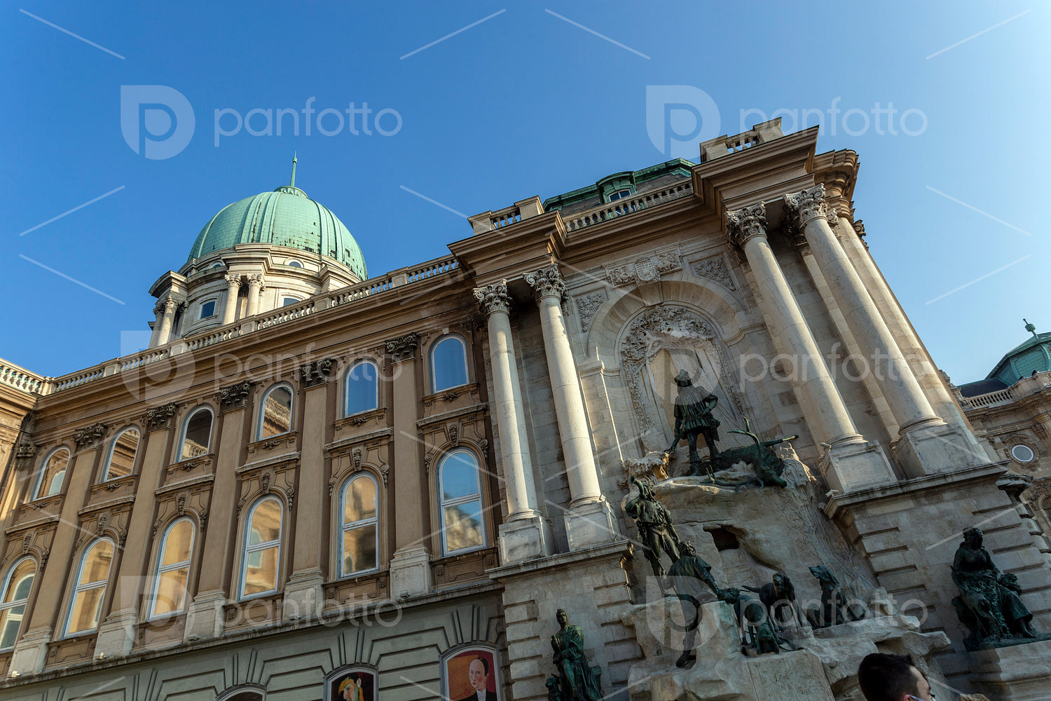 The Matthias Fountain at the Buda Castle in Budapest