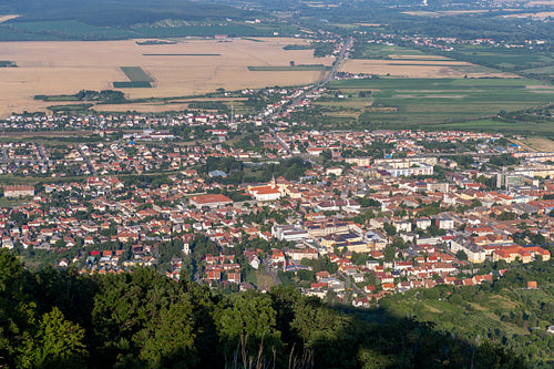 Sátoraljaújhely view from the Magas-hegy