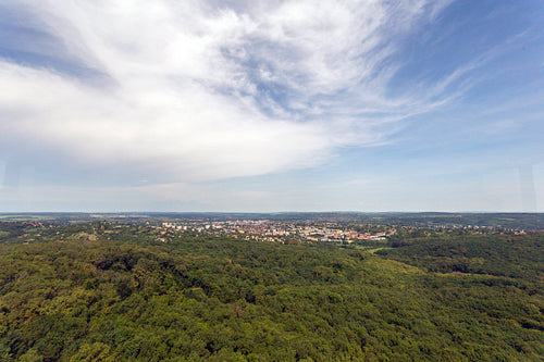 View of Zalaegerszeg from the TV tower