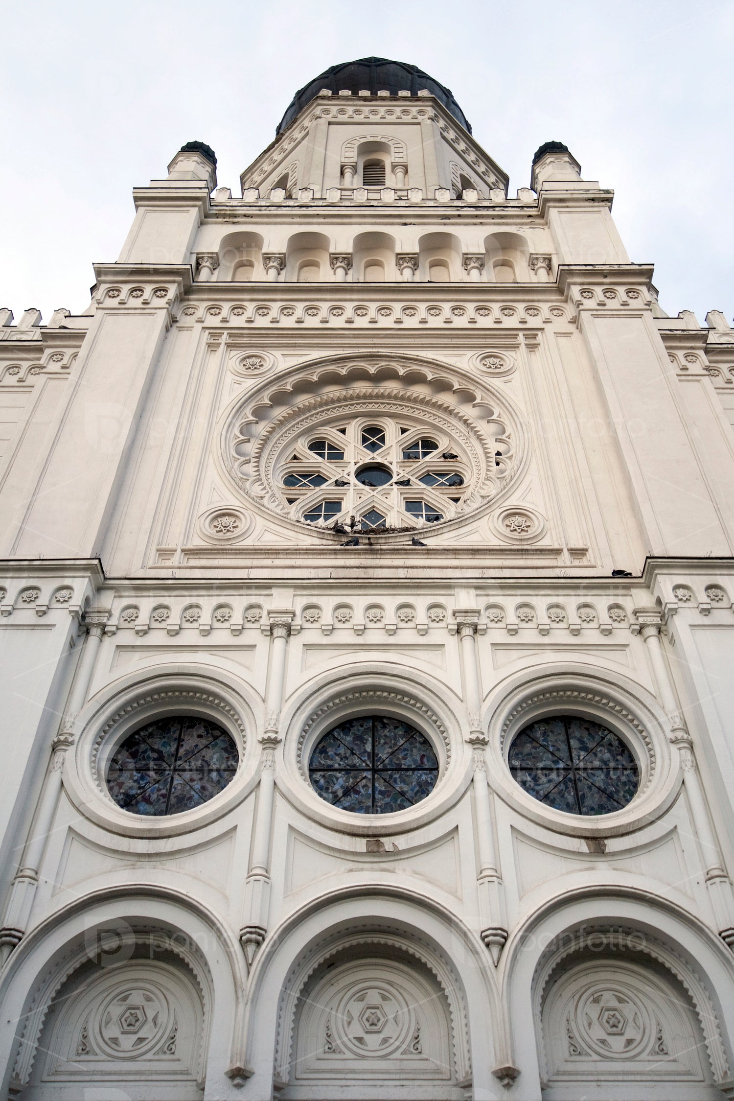 Synagogue in Kecskemet, Hungary.