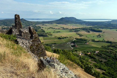 Ruins of the castle of Csobánc