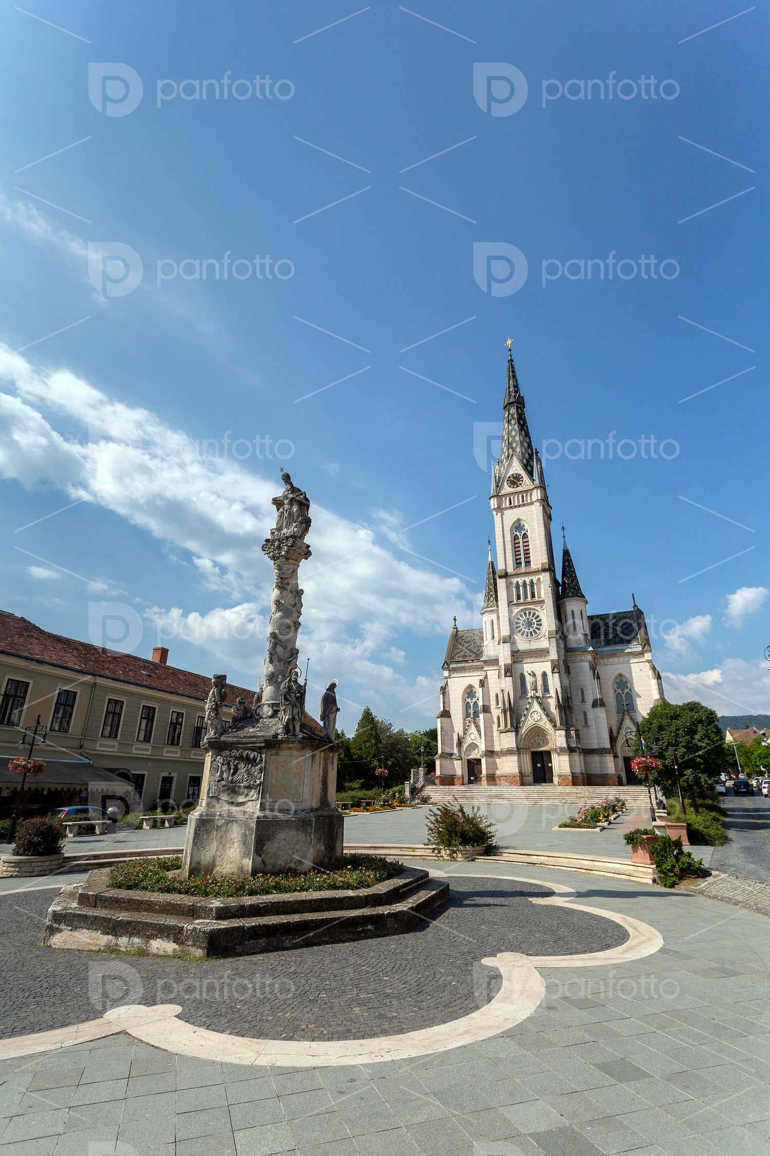 Sacred Heart Church in Koszeg, Hungary