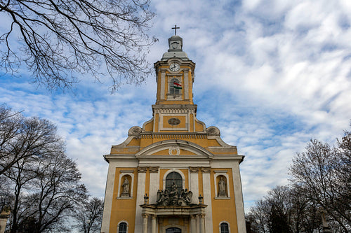 Baroque church in Abony
