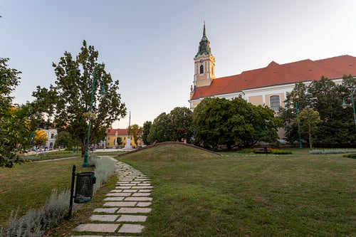 Catholic church in Szekszard, Hungary