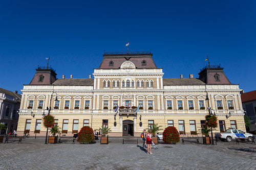 Town hall in Baja, Hungary