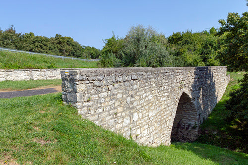 Baroque stone bridge in Dörgicse