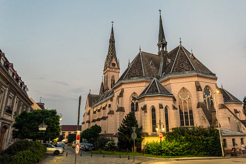 Sacred Heart Church in Koszeg, Hungary