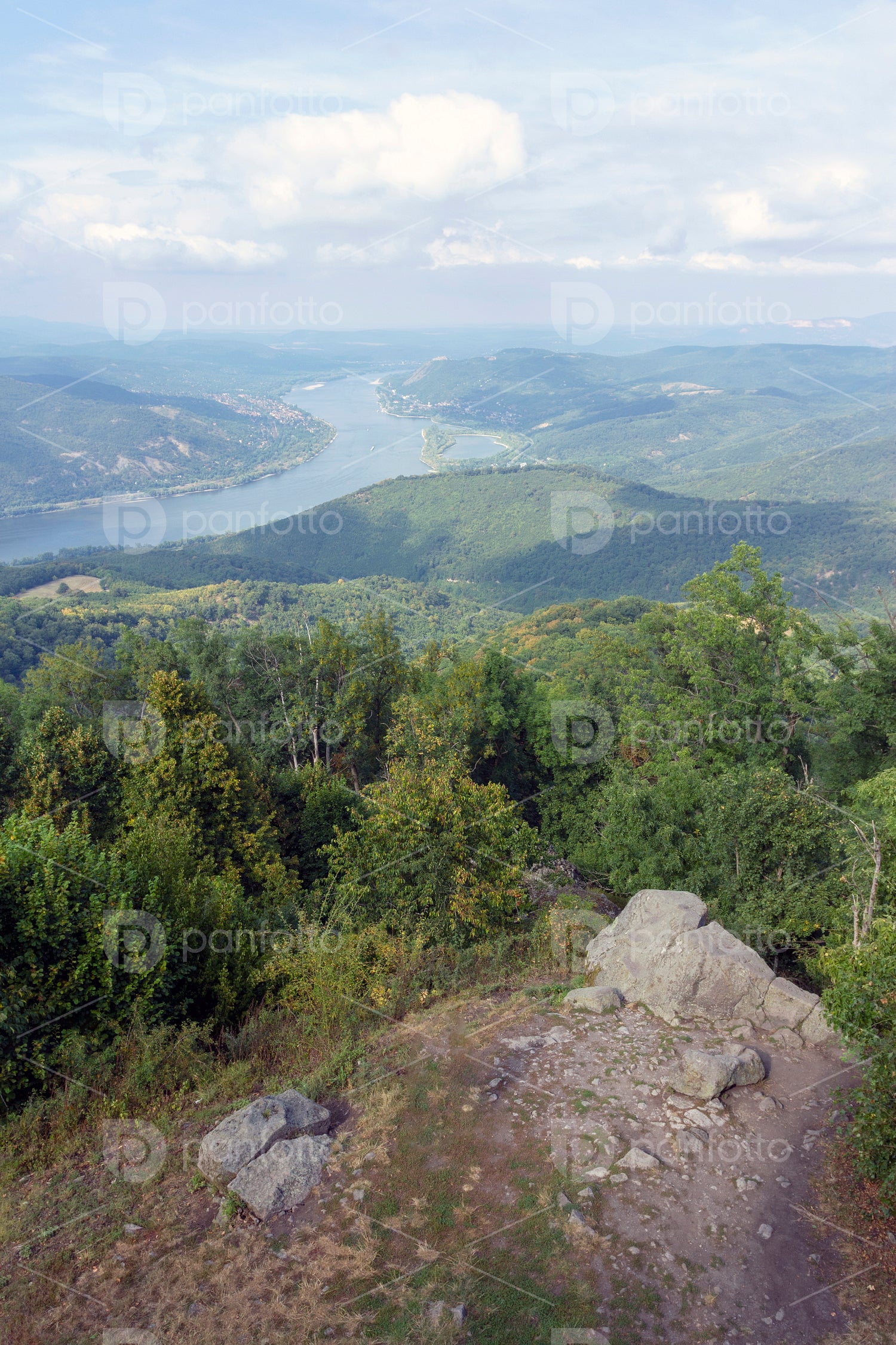 The Danube bend view from the Prédikálószék