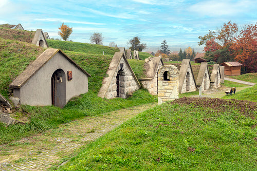 Wine cellars in Hercegkút