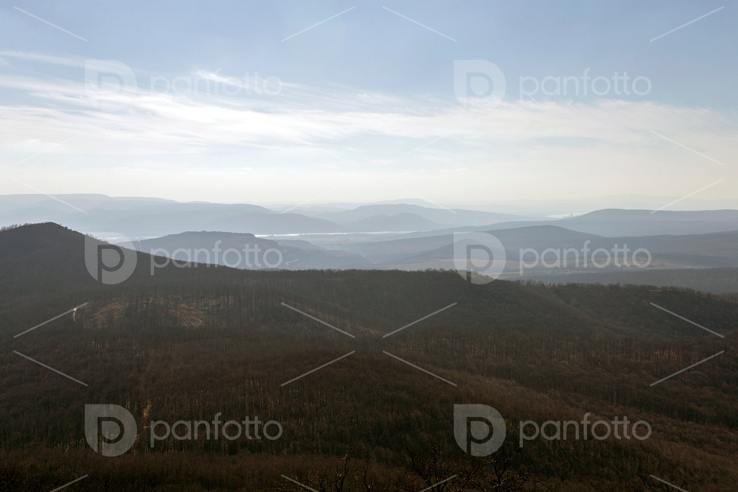 View from the Nagy-Sas-hegy in the Börzsöny