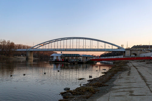 Belvárosi Bridge in Szeged