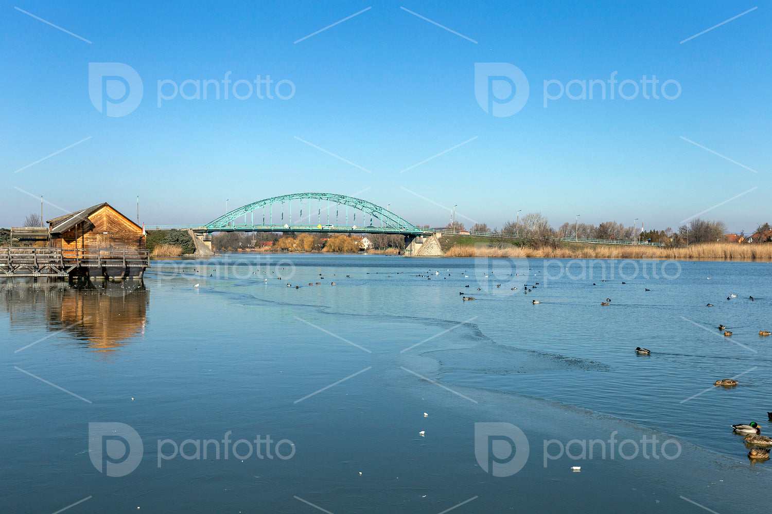 The Árpád bridge in Ráckeve