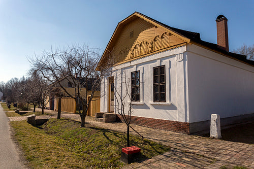 Traditional hungarian cottage house