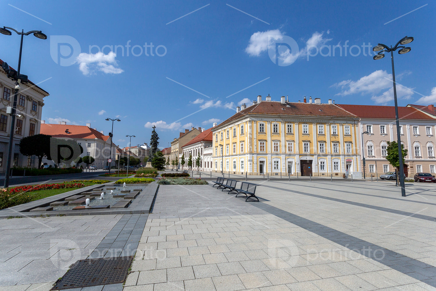 Summer day in Szombathely, Hungary