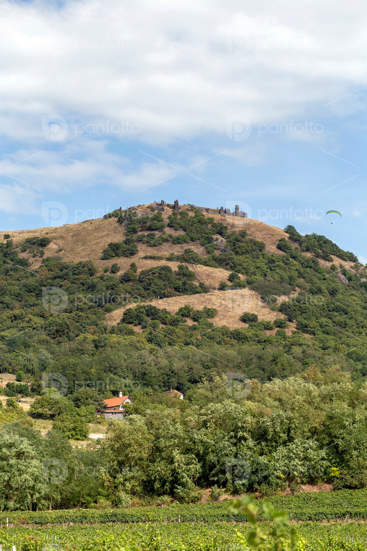 Ruins of the castle of Csobánc