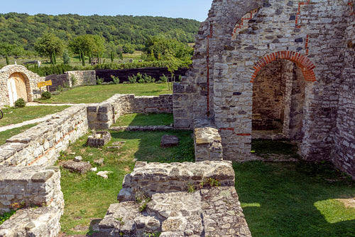 Ruin of a medieval church in Dörgicse