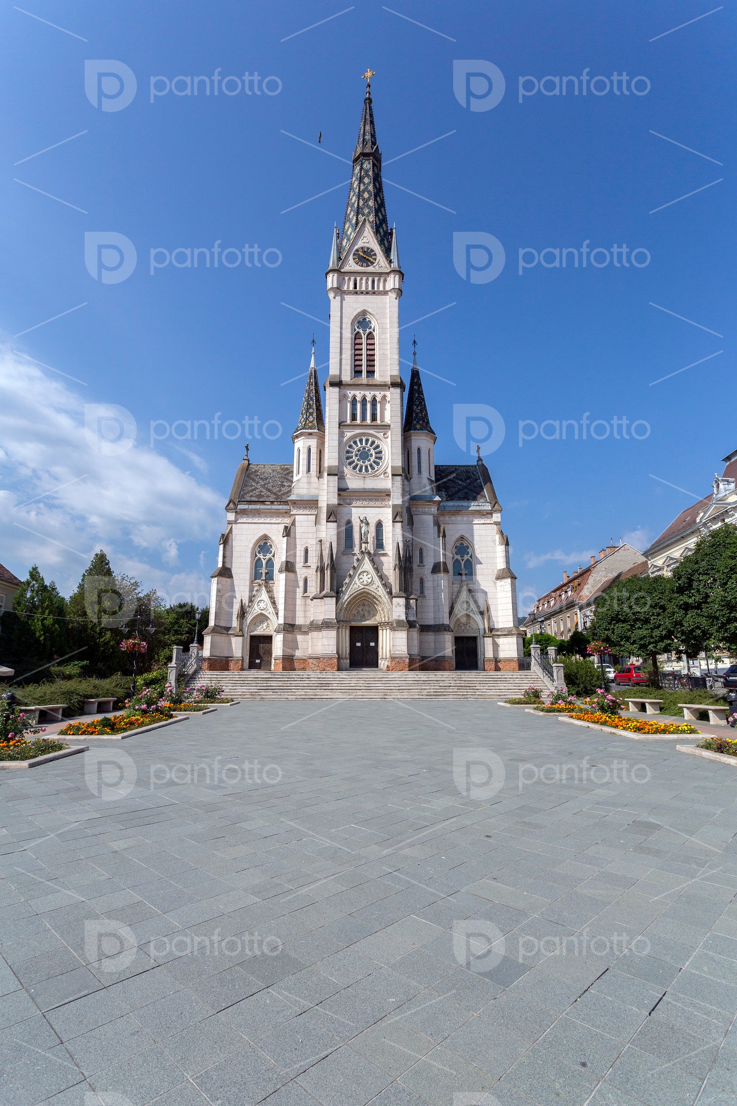 Sacred Heart Church in Koszeg, Hungary
