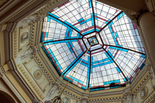Glass roof of a museum