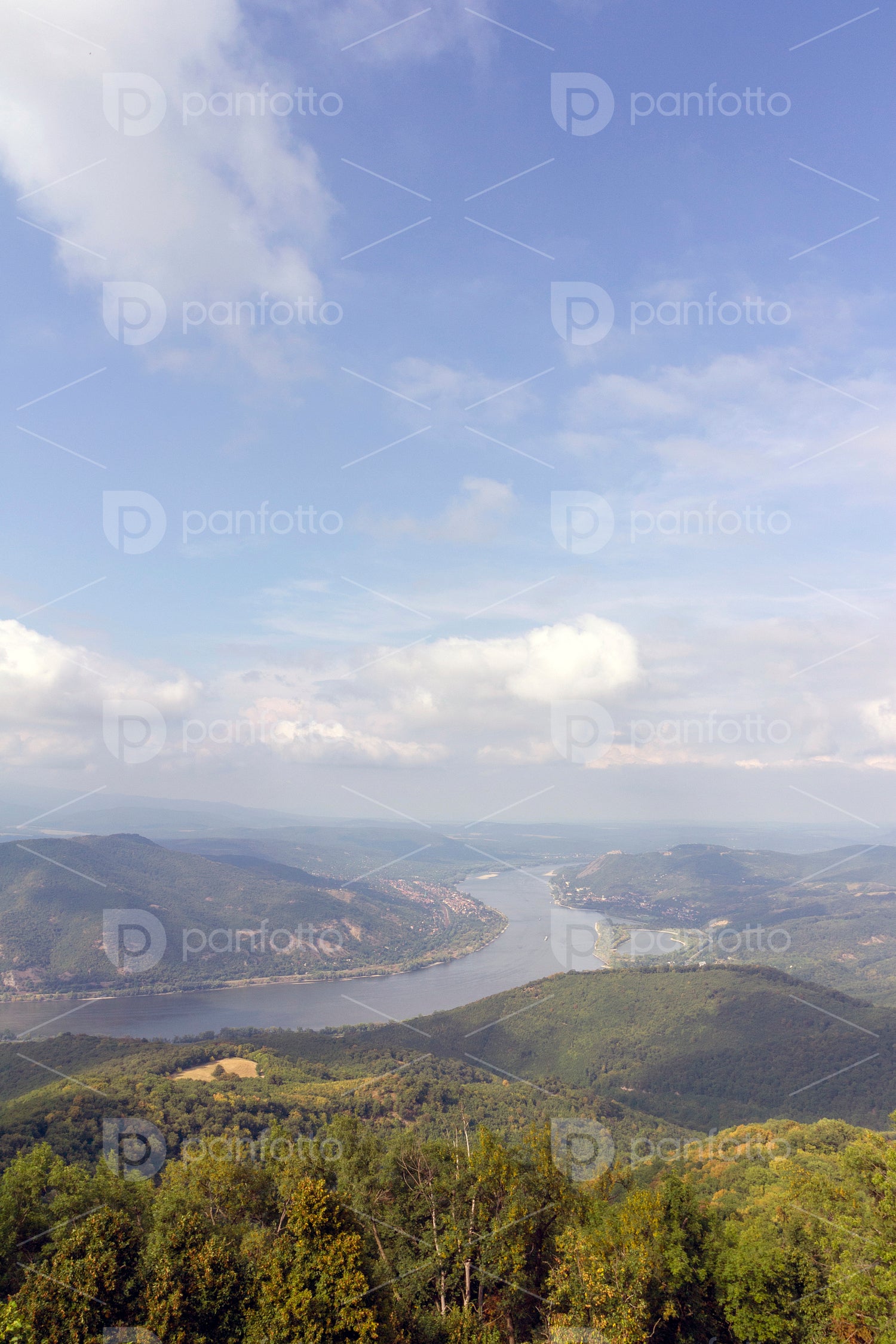 The Danube bend view from the Prédikálószék