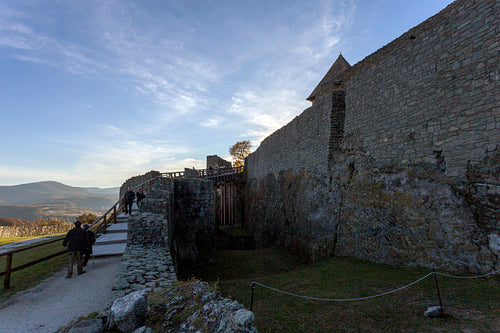 The Citadel castle of Visegrád