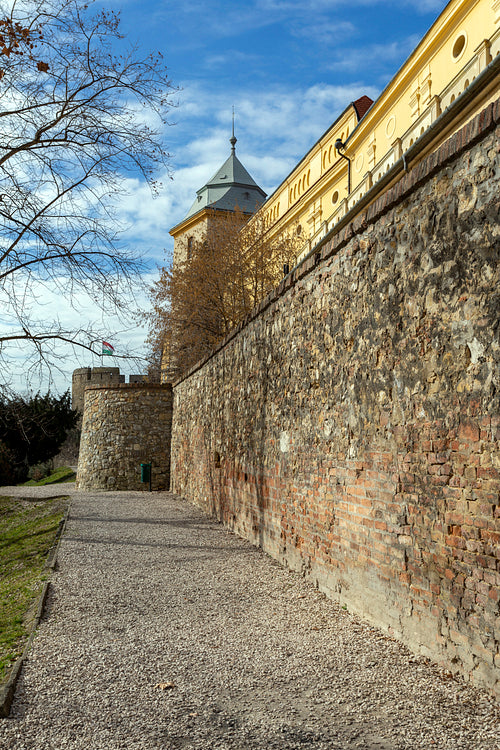 The Barbican bastion in Pecs, Hungary.