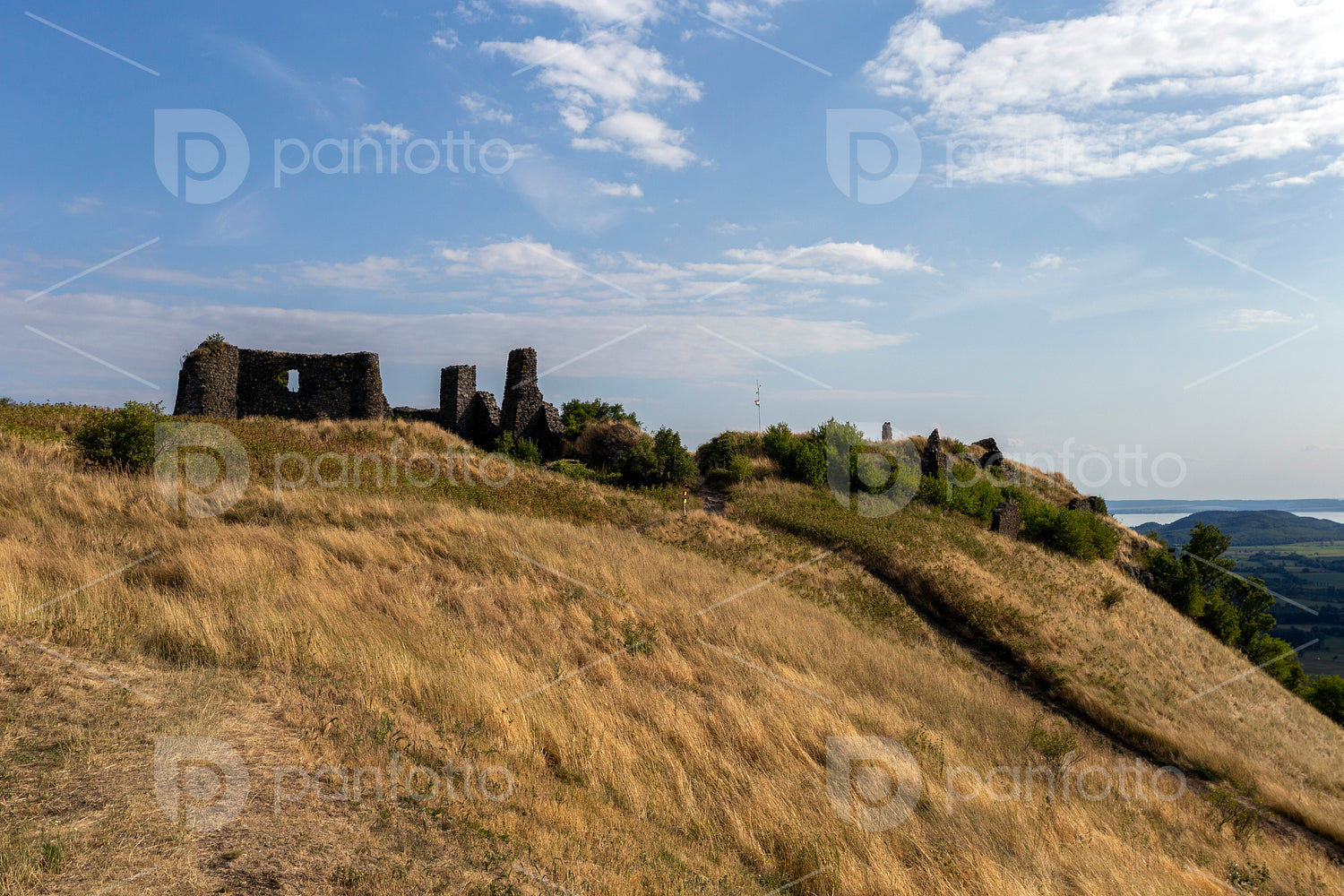 Ruins of the castle of Csobánc