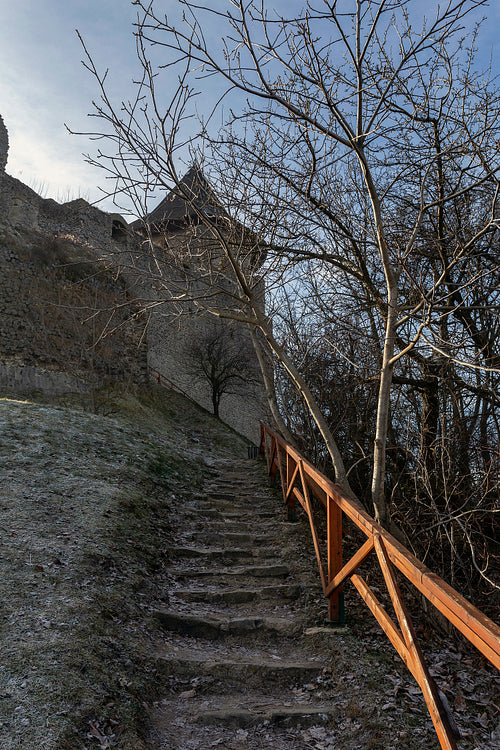 Castle of Somoskő on the border of Hungary and Slovakia