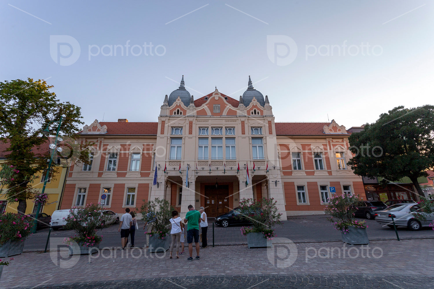 Town hall in Szekszard, Hungary