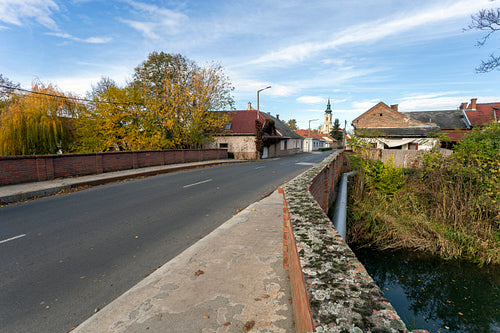 Bridge on a channel in Gyula