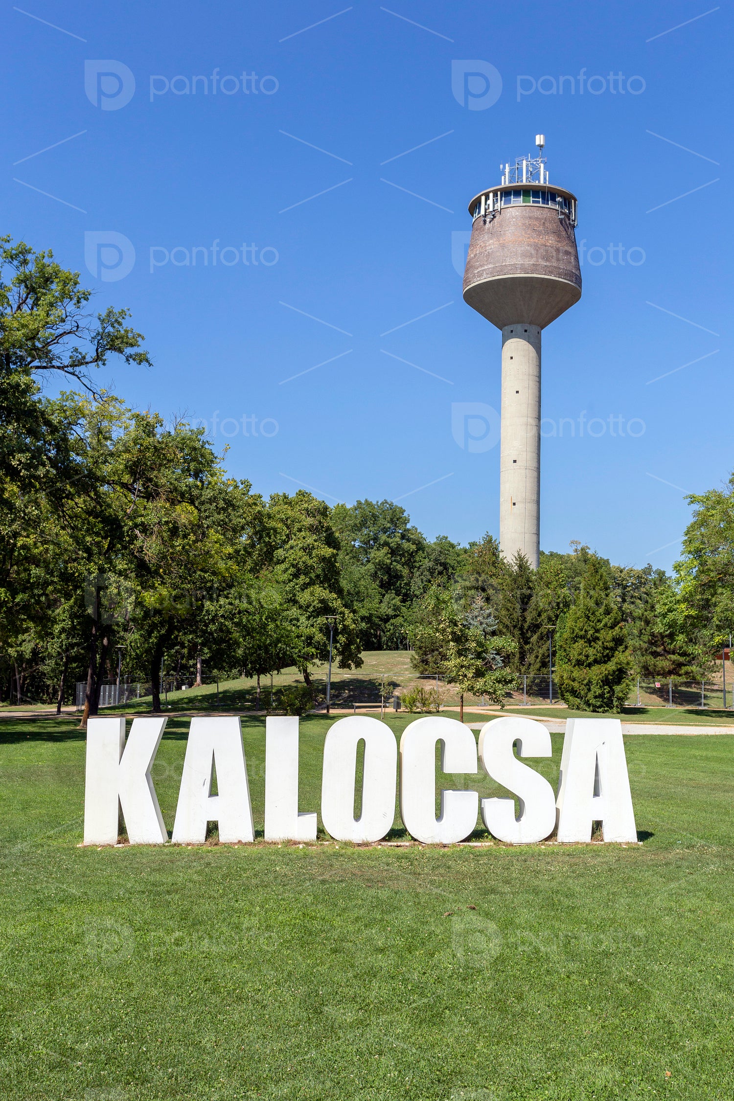 Archbishop's Garden park in Kalocsa, Hungary