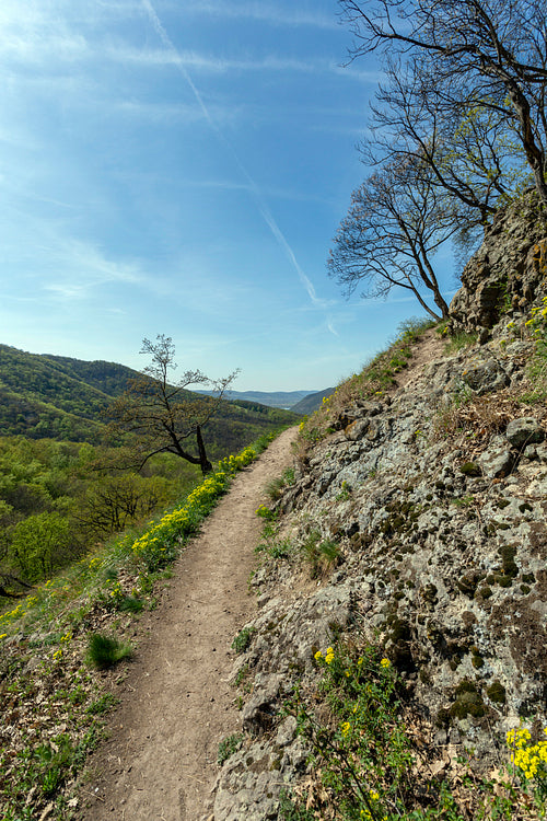 Spartacus trail in the Visegrád Mountains