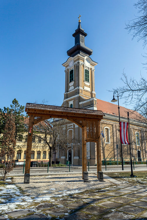 The Catholic church in Ráckeve