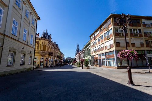 Old street in Kaposvár
