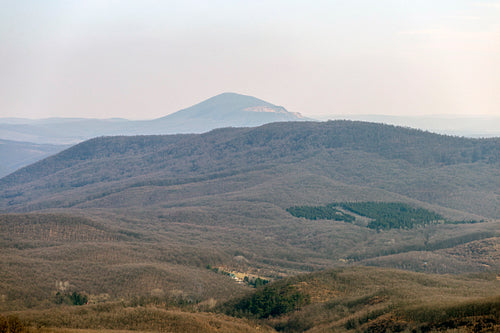 View from the Nagy-Sas-hegy in the Börzsöny