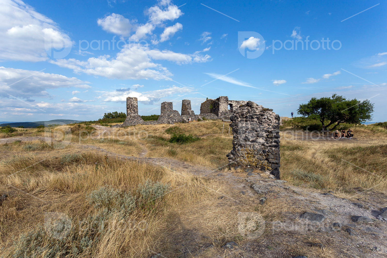 Ruins of the castle of Csobánc