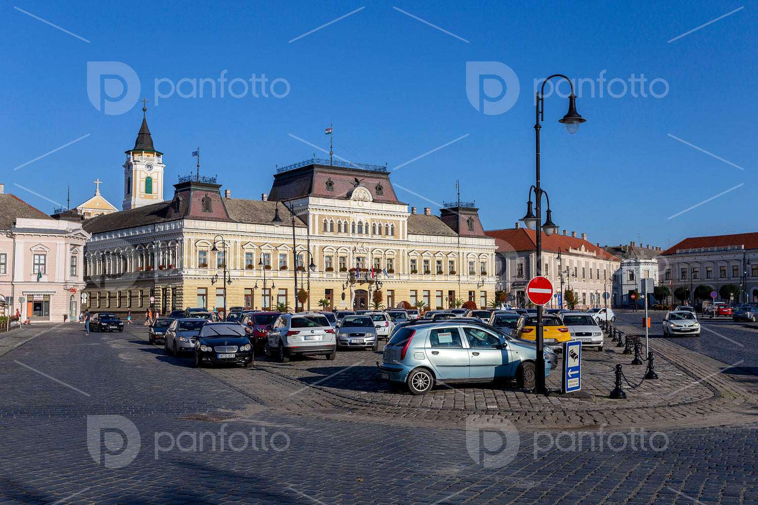 Town hall in Baja, Hungary