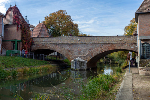 Bridge on a channel in Gyula