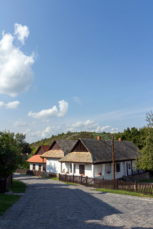 Traditional village house in Hollókő