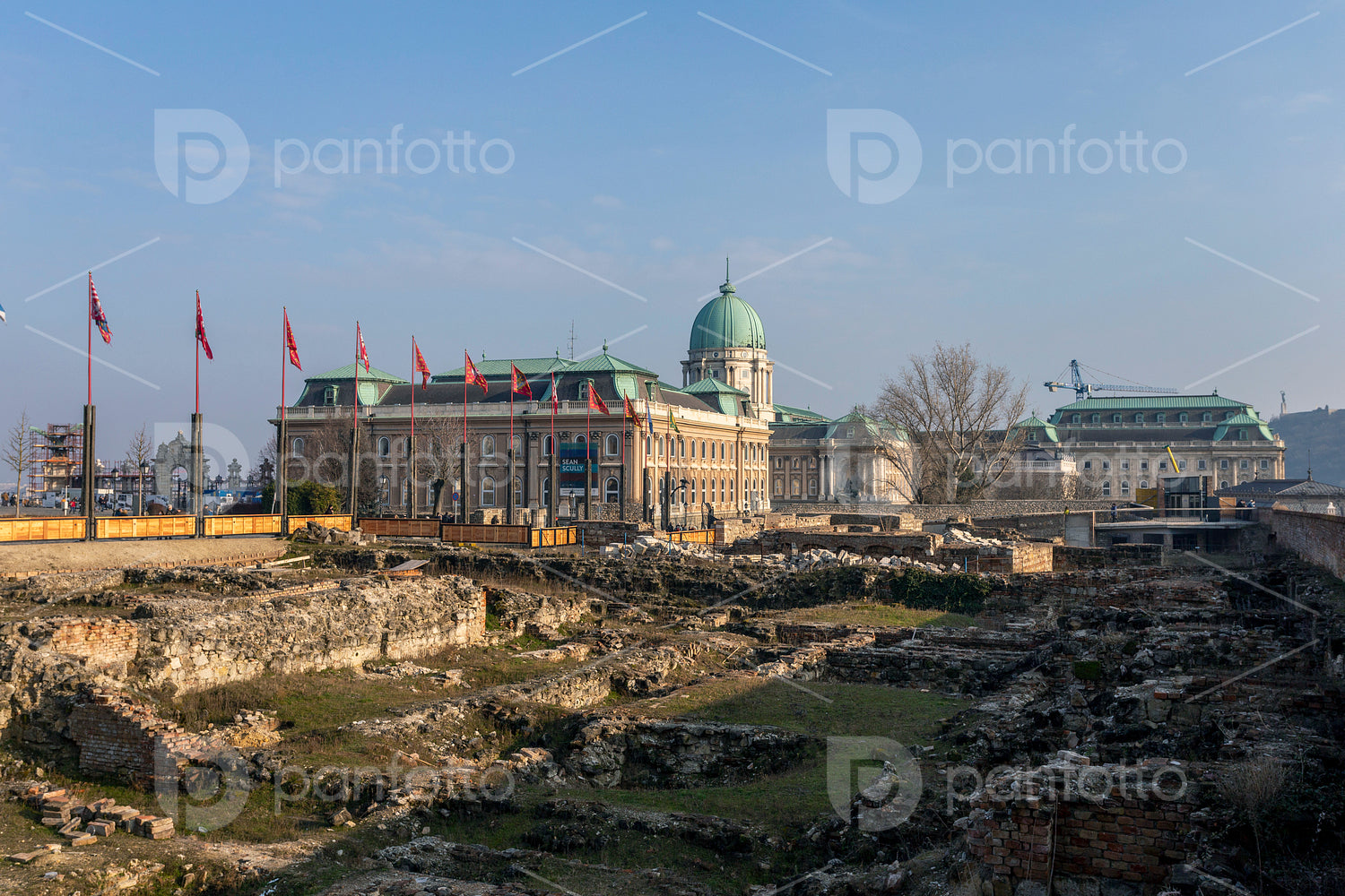 The Buda Castle in Budapest