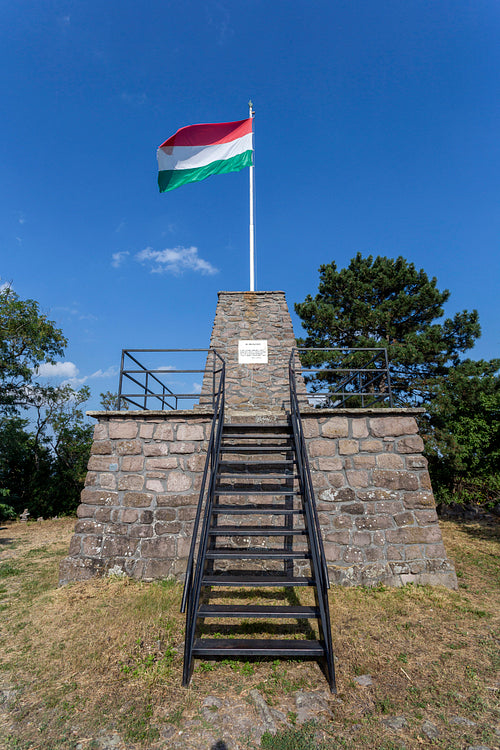 100th National flag in Sátoraljaújhely