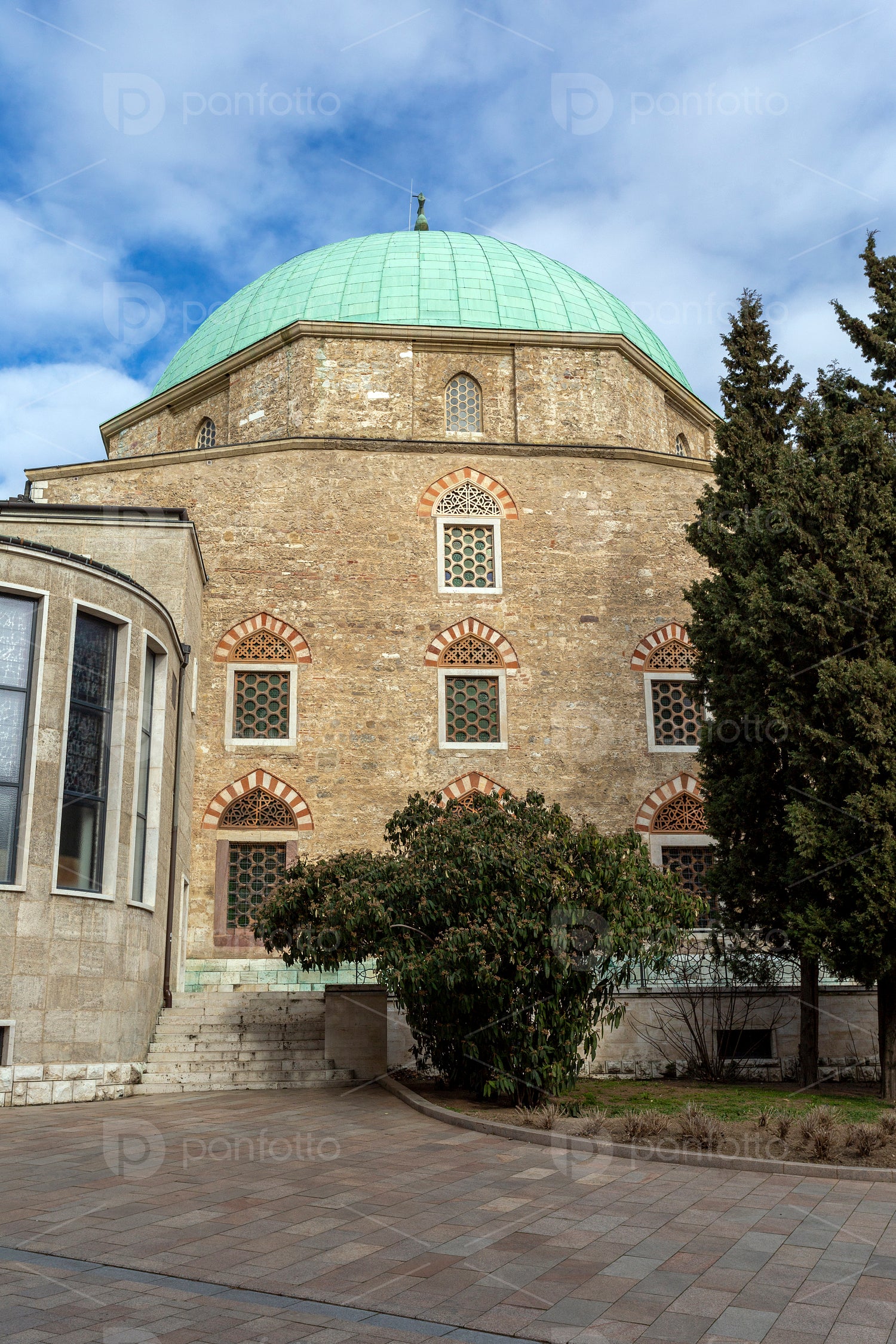 The mosque of pasha Qasim the Victorious in Pecs