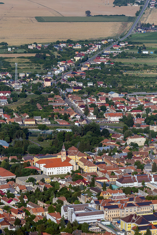 Sátoraljaújhely view from the Magas-hegy