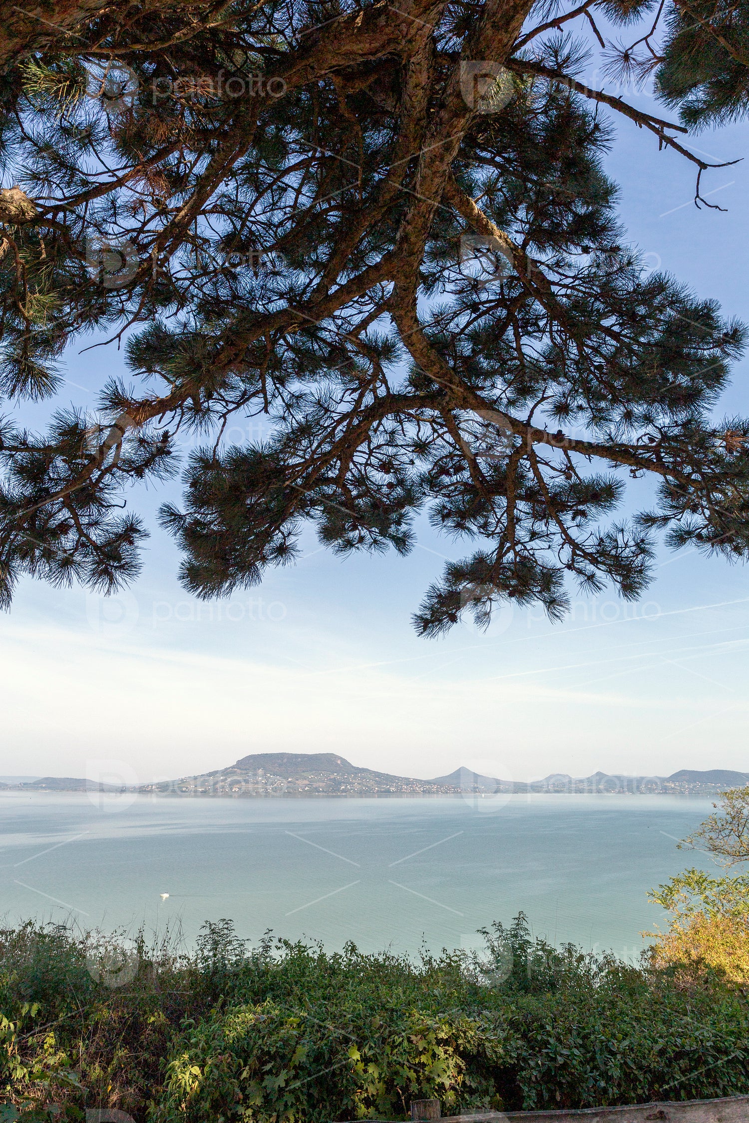 Lake Balaton view from Fonyód, Hungary.