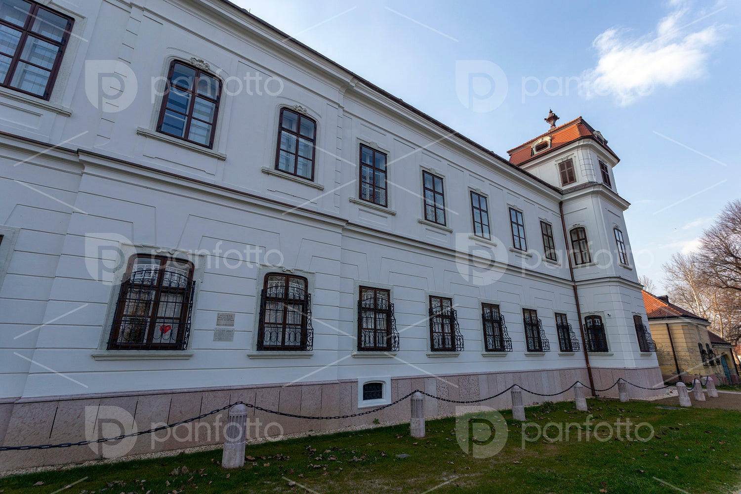 Esterhazy palace in Tata, Hungary