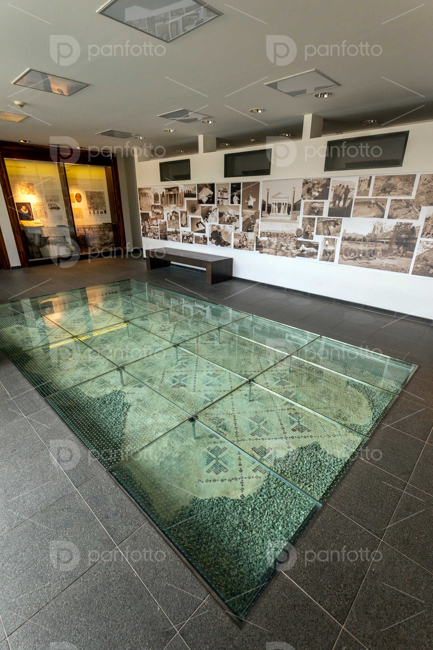 Interior of the Iseum Savariense museum