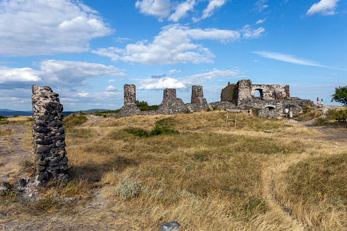 Ruins of the castle of Csobánc