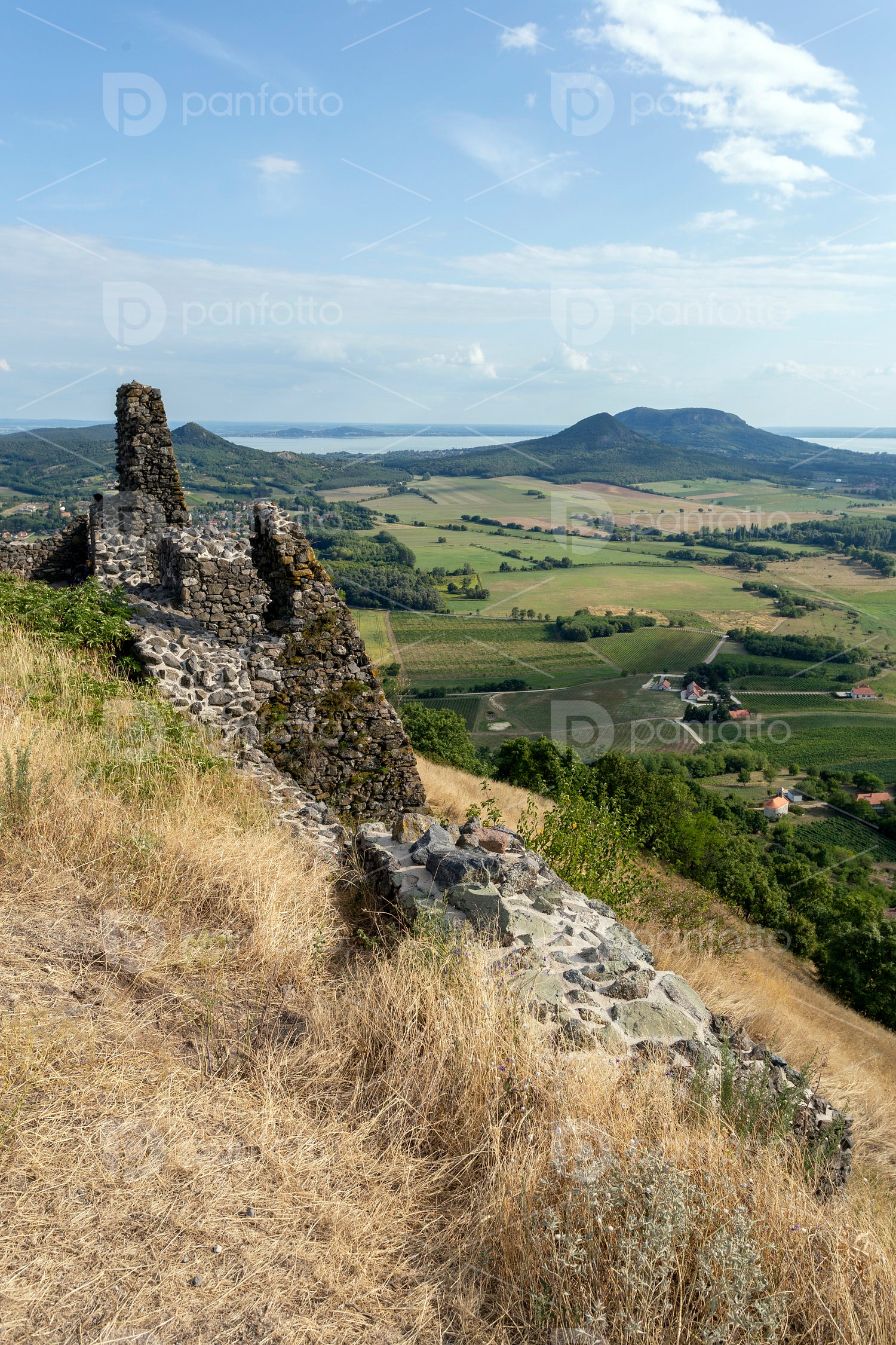 Ruins of the castle of Csobánc