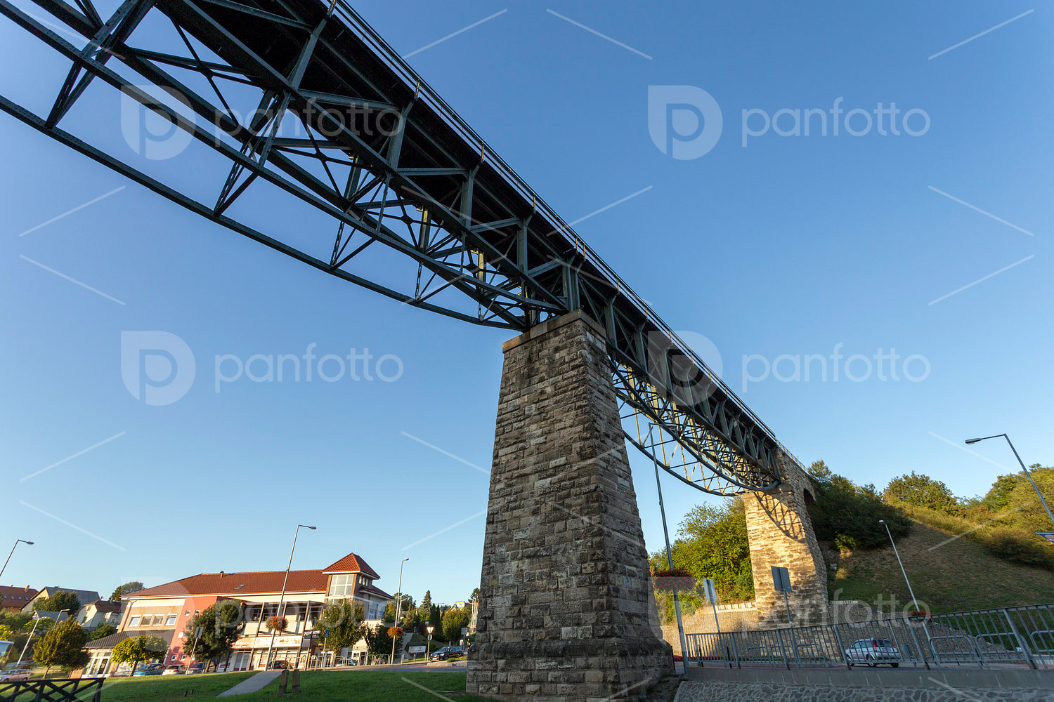Railway viaduct in Biatorbágy, Hungary