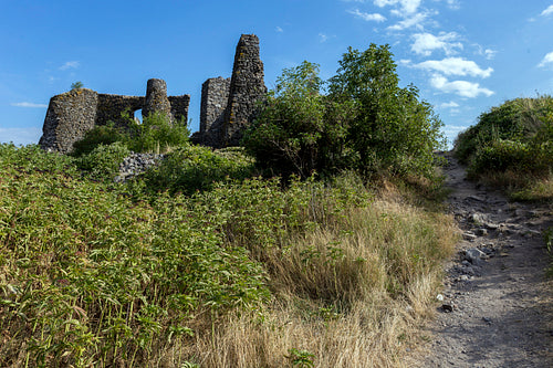 Ruins of the castle of Csobánc